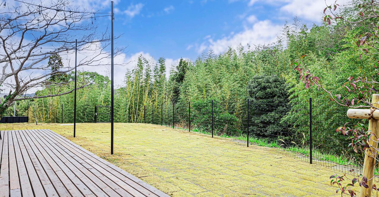 全棟プライベートドッグランを完備