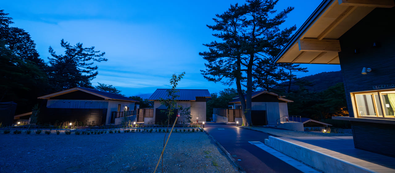 温泉風呂付きプライベートヴィラ