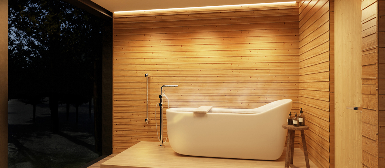 八ヶ岳の豊かな自然を楽しむ露天風呂