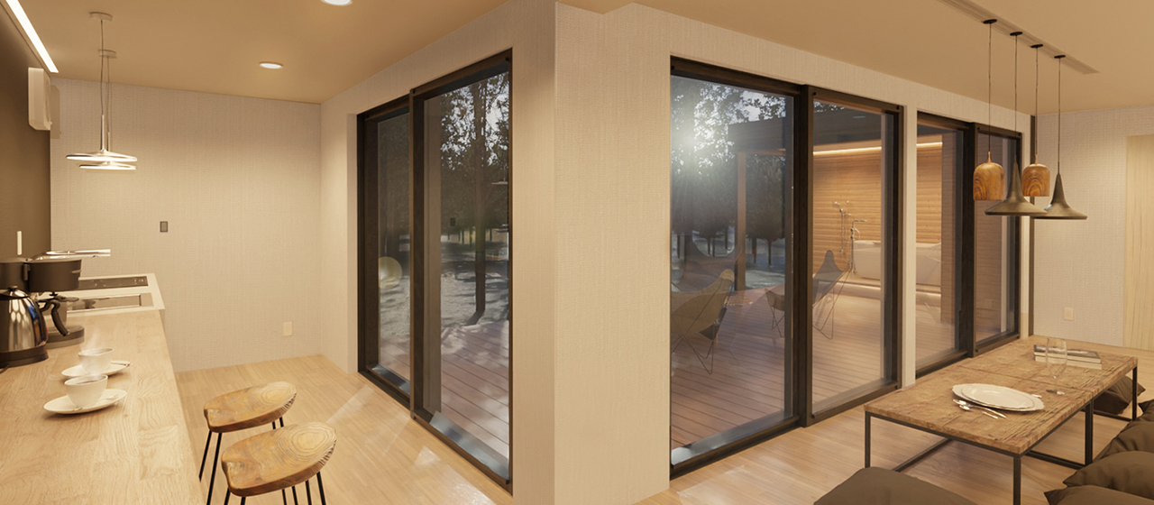 広々とした快適なリビングスペース