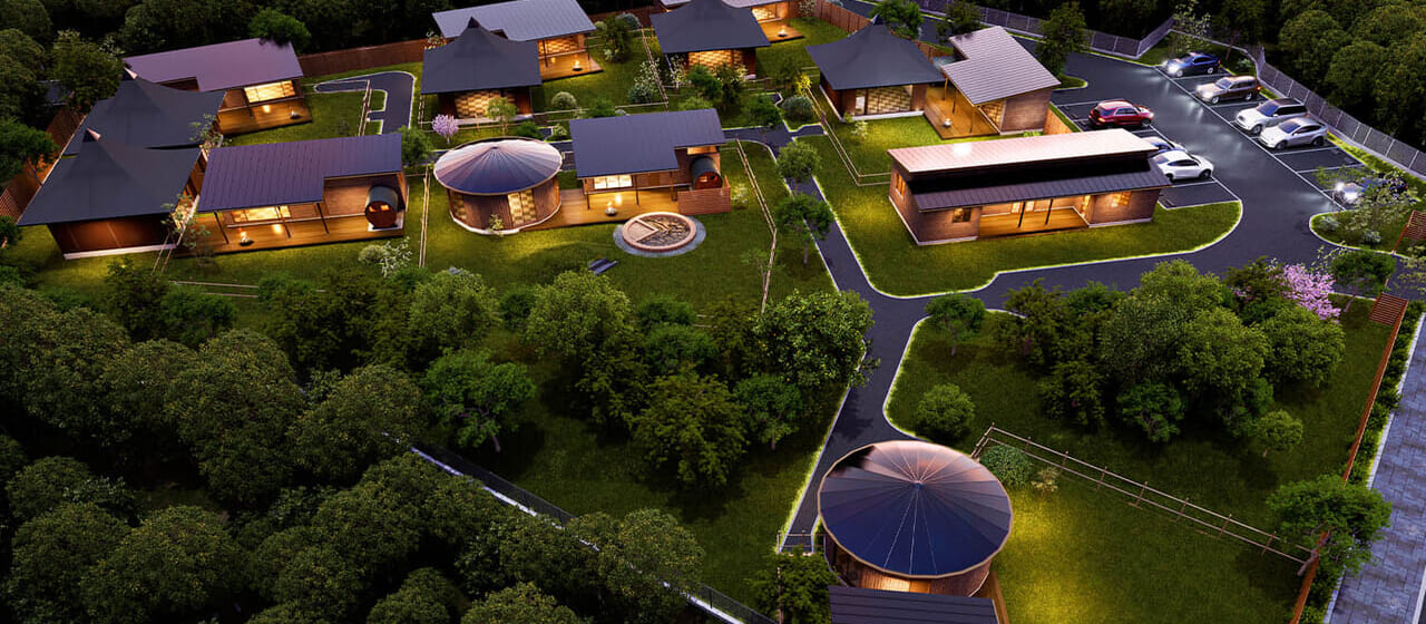 全7棟のプライベートドッグヴィラ（イメージ）