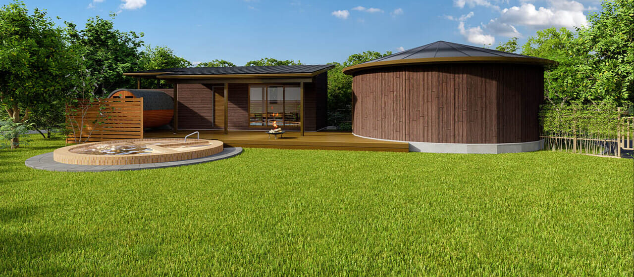 全棟広々ドッグラン付き（イメージ）